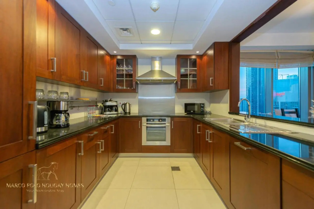 Дубай: Marco Polo - 2 Br with Burj Khalifa View - 5 Min To Dubai Mall