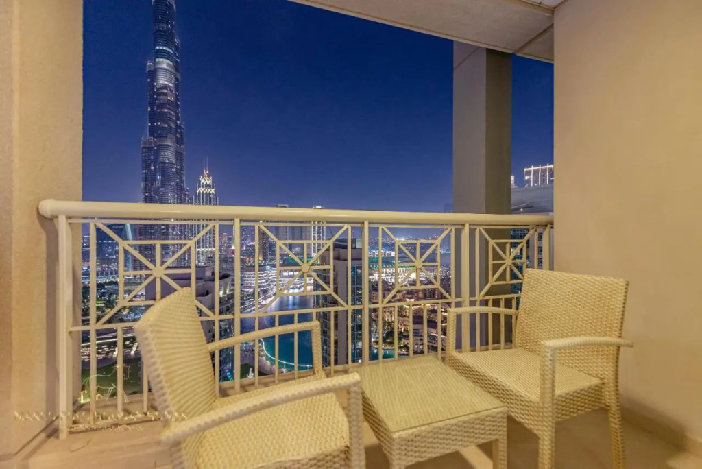 Дубай: Marco Polo - 2 Br with Burj Khalifa View - 5 Min To Dubai Mall