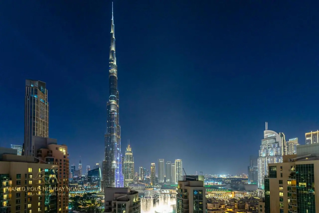 Дубай: Marco Polo - 2 Br with Burj Khalifa View - 5 Min To Dubai Mall