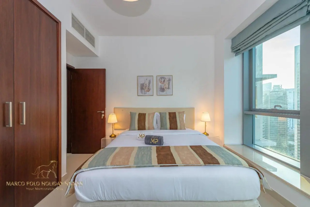 Дубай: Marco Polo - 2 Br with Burj Khalifa View - 5 Min To Dubai Mall