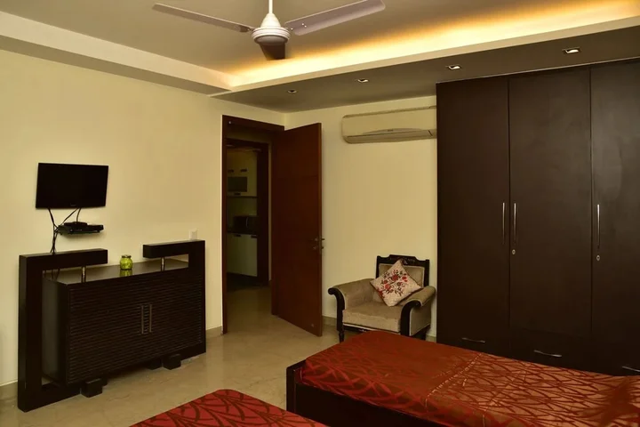 Нью-Дели: Woodpecker Service Apartments - Green Park