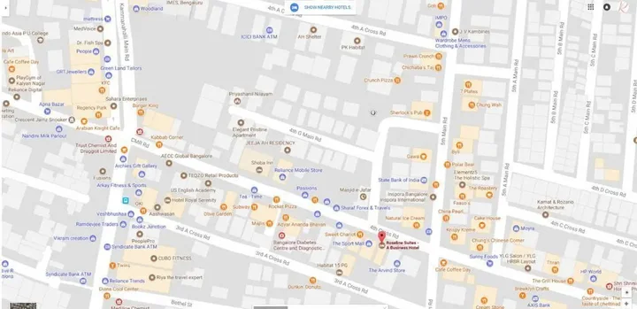Бангалор: Roseline Suites - A Business Hotel