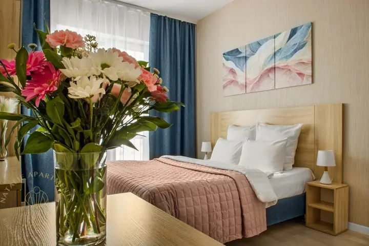 Санкт-Петербург: Апартаменты Студия Natalie Apartments Пулковское шоссе 14с6 №5
