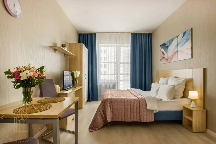 Санкт-Петербург: Апартаменты Студия Natalie Apartments Пулковское шоссе 14с6 №5