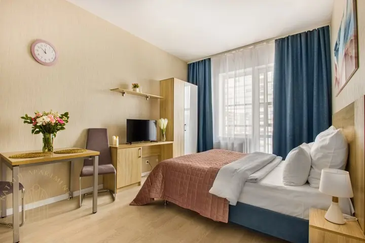 Санкт-Петербург: Апартаменты Студия Natalie Apartments Пулковское шоссе 14с6 №5