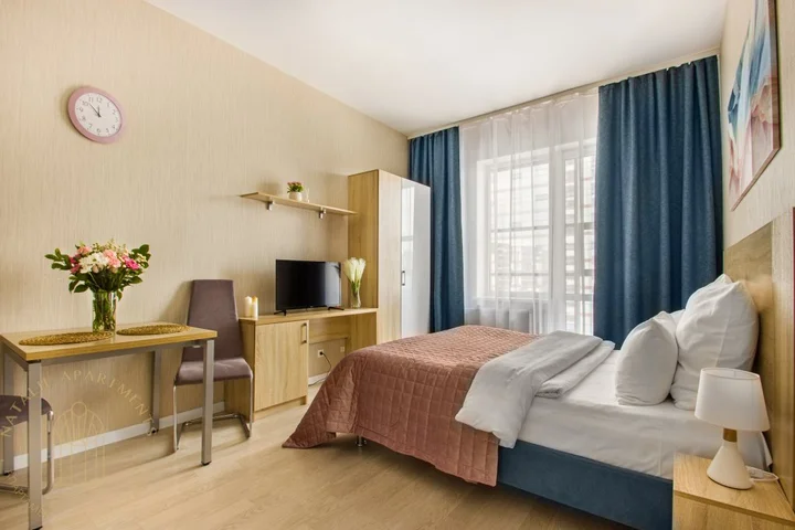Санкт-Петербург: Апартаменты Студия Natalie Apartments Пулковское шоссе 14с6 №5