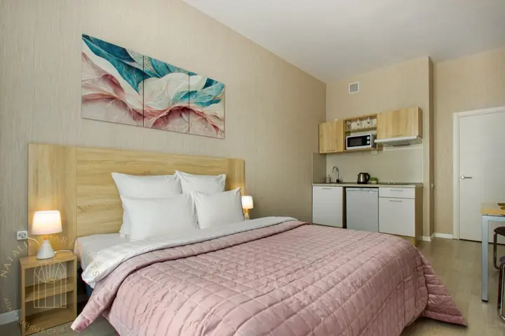Санкт-Петербург: Апартаменты Студия Natalie Apartments Пулковское шоссе 14с6 №5