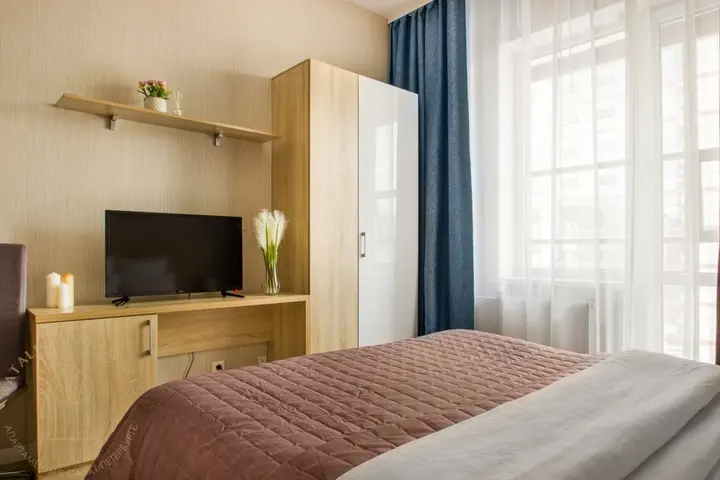 Санкт-Петербург: Апартаменты Студия Natalie Apartments Пулковское шоссе 14с6 №5