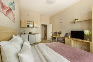 Санкт-Петербург: Апартаменты Студия Natalie Apartments Пулковское шоссе 14с6 №5