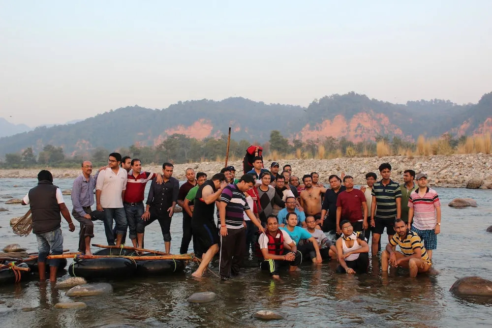Наинитал: Corbett Wild Resort- A River Access Property