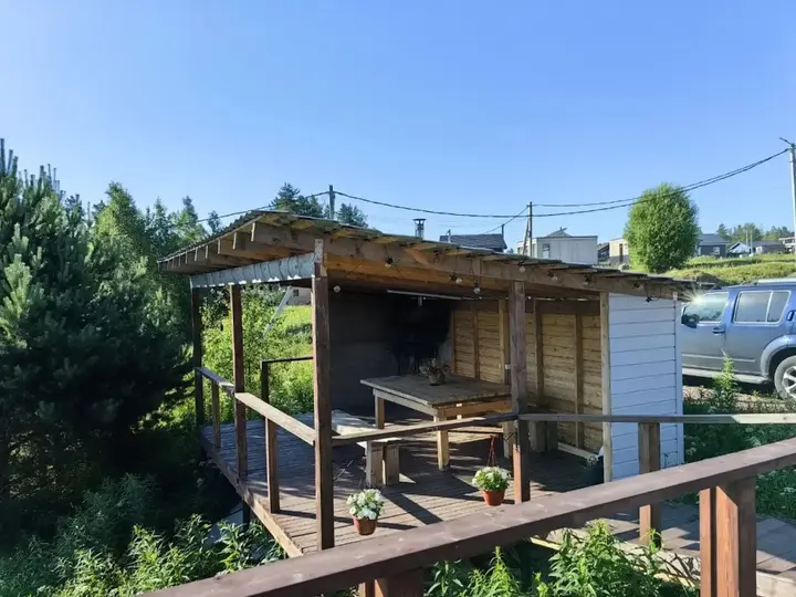Сосново: Частный дом A-frame с сауной