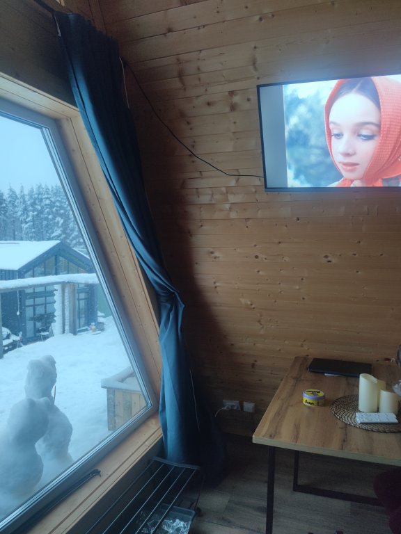 Сосново: Частный дом A-frame с сауной