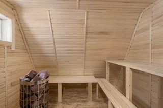 Сосново: Частный дом A-frame с сауной