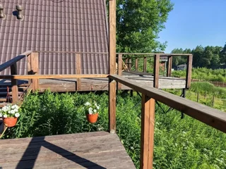 Сосново: Частный дом A-frame с сауной