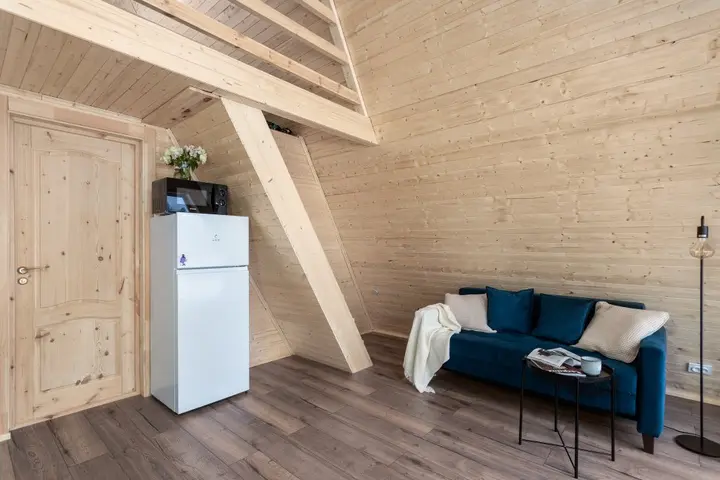 Сосново: Частный дом A-frame с сауной