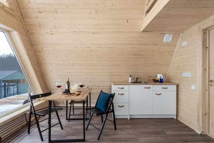 Частный дом A-frame с сауной — фото 3