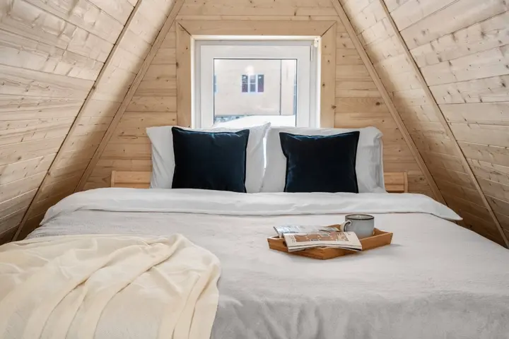 Сосново: Частный дом A-frame с сауной
