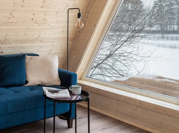 Частный дом A-frame с сауной — фото 5