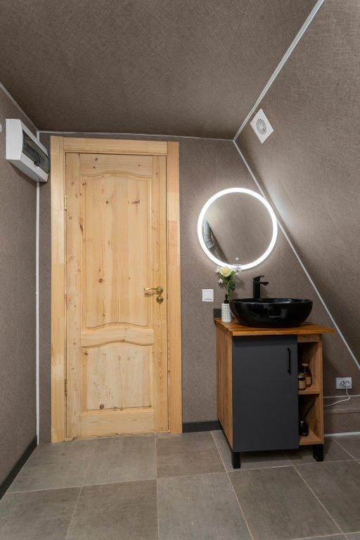 Сосново: Частный дом A-frame с сауной
