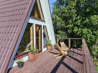 Сосново: Частный дом A-frame с сауной