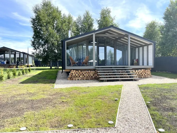 Истра: Частный Дом Two House River 1+1 с уличным СПА
