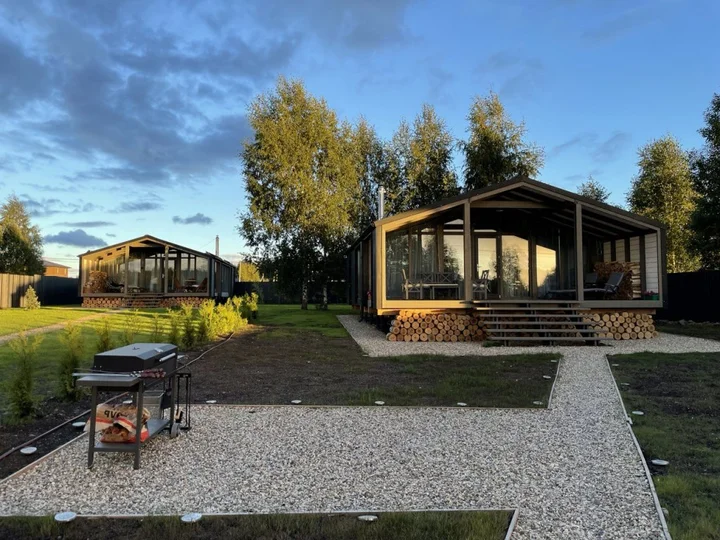 Истра: Частный Дом Two House River 1+1 с уличным СПА