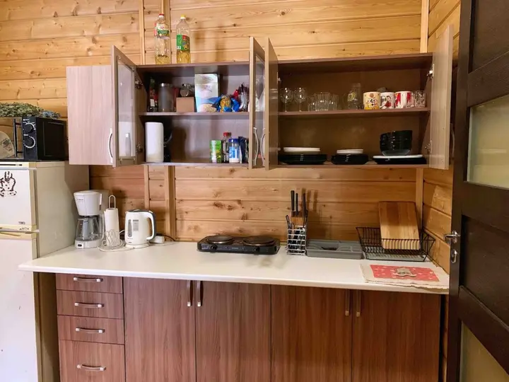 Аист: Дом с баней и камином