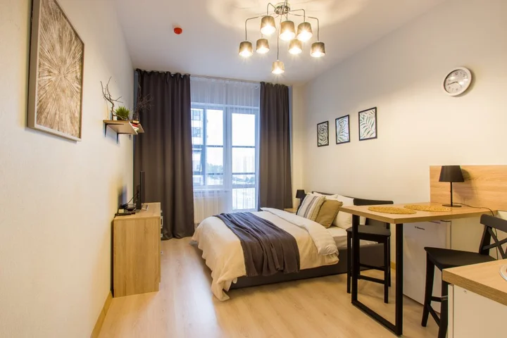 Санкт-Петербург: Апартаменты Студия Natalie Apartments Пулковское шоссе 14с6 №1