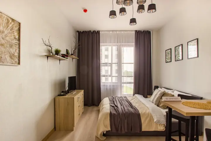 Санкт-Петербург: Апартаменты Студия Natalie Apartments Пулковское шоссе 14с6 №1