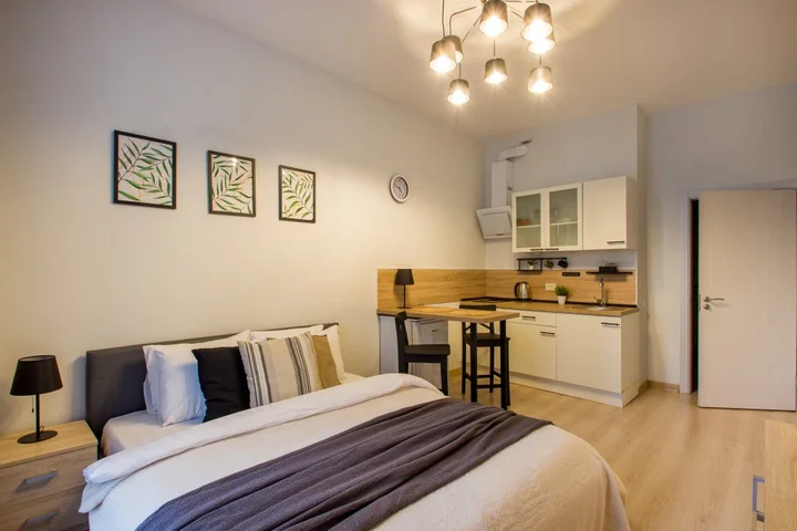 Санкт-Петербург: Апартаменты Студия Natalie Apartments Пулковское шоссе 14с6 №1