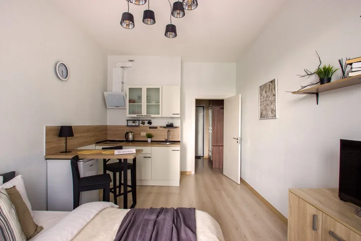 Санкт-Петербург: Апартаменты Студия Natalie Apartments Пулковское шоссе 14с6 №1