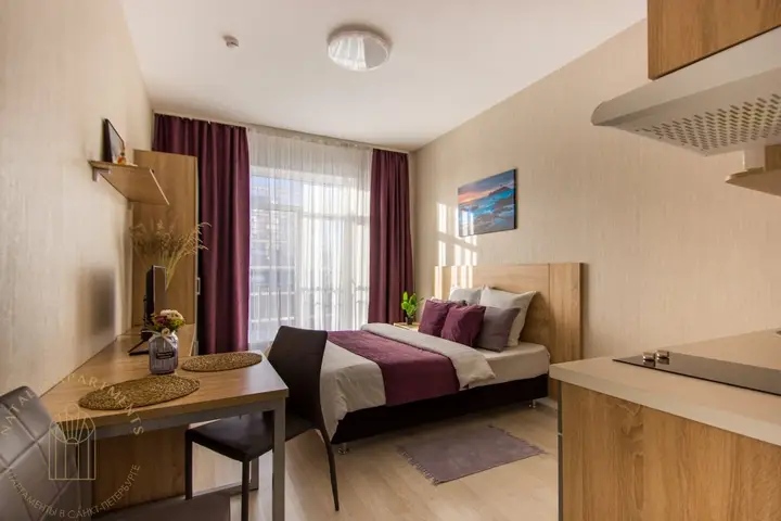 Апартаменты Студия Natalie Apartments Пулковское шоссе 14с6 №3 — фото 2