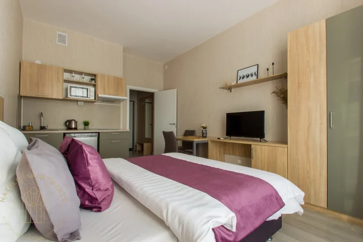 Санкт-Петербург: Апартаменты Студия Natalie Apartments Пулковское шоссе 14с6 №3