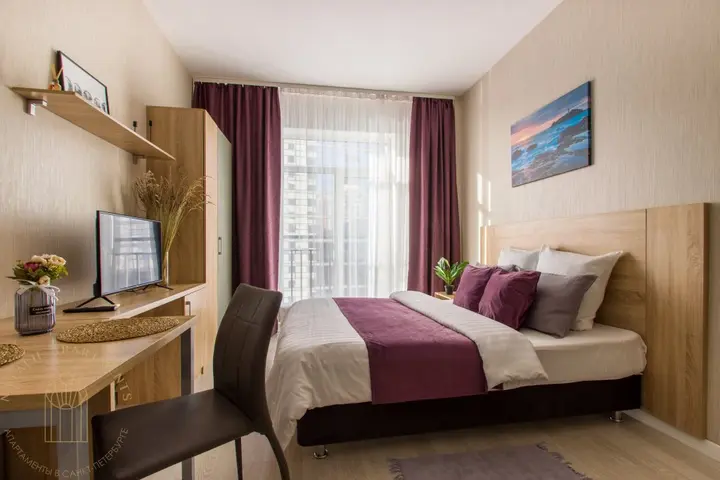 Санкт-Петербург: Апартаменты Студия Natalie Apartments Пулковское шоссе 14с6 №3