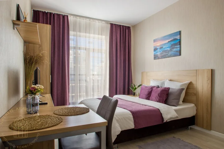 Санкт-Петербург: Апартаменты Студия Natalie Apartments Пулковское шоссе 14с6 №3