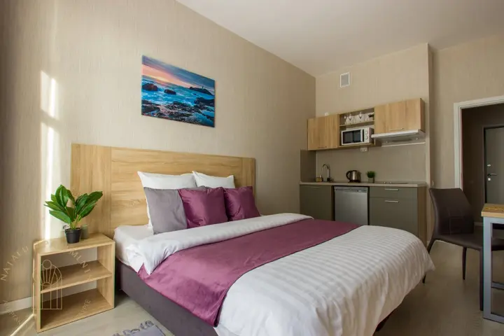 Санкт-Петербург: Апартаменты Студия Natalie Apartments Пулковское шоссе 14с6 №3