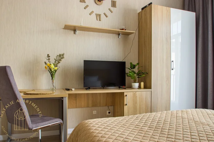 Санкт-Петербург: Апартаменты Студия Natalie Apartments Пулковское шоссе 14с6 №4