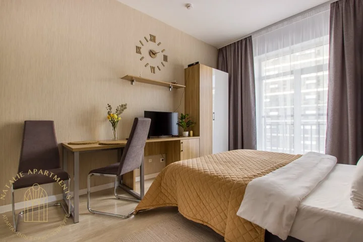Санкт-Петербург: Апартаменты Студия Natalie Apartments Пулковское шоссе 14с6 №4