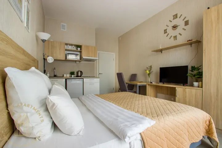 Санкт-Петербург: Апартаменты Студия Natalie Apartments Пулковское шоссе 14с6 №4