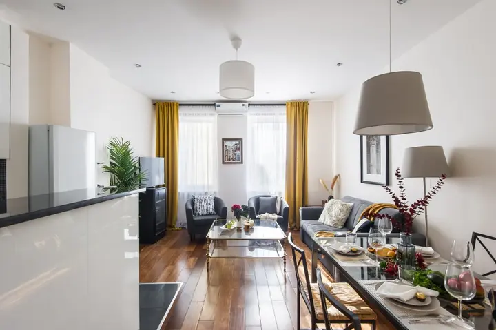 Москва: Квартира GM Apartments с Панорамным Видом на Тверскую