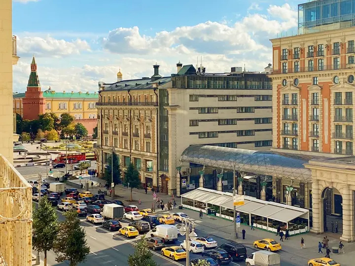 Москва: Апартаменты большие у Кремля с видом на Тверскую