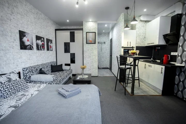 Москва: Апартаменты Lalapart Sunny Loft просторная студия в ЖК Савеловский Сити