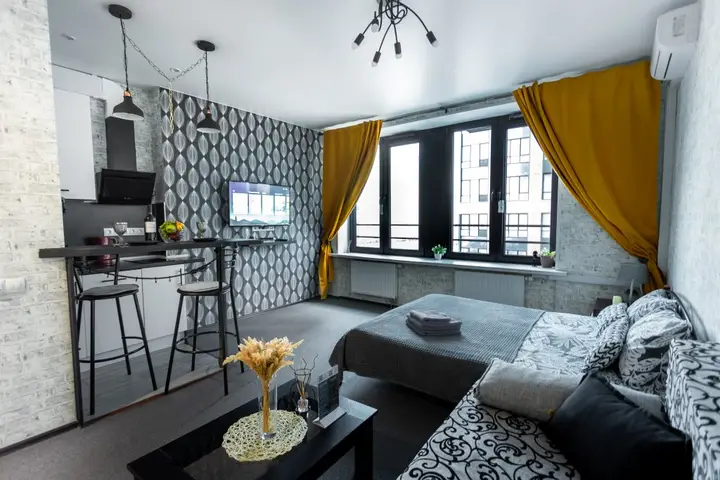 Апартаменты Lalapart Sunny Loft просторная студия в ЖК Савеловский Сити — фото 4