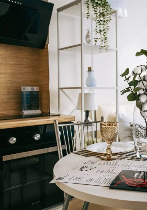 Москва: Апартаменты Lalapart Tiffany на 27 этаже небоскреба Савеловский Сити