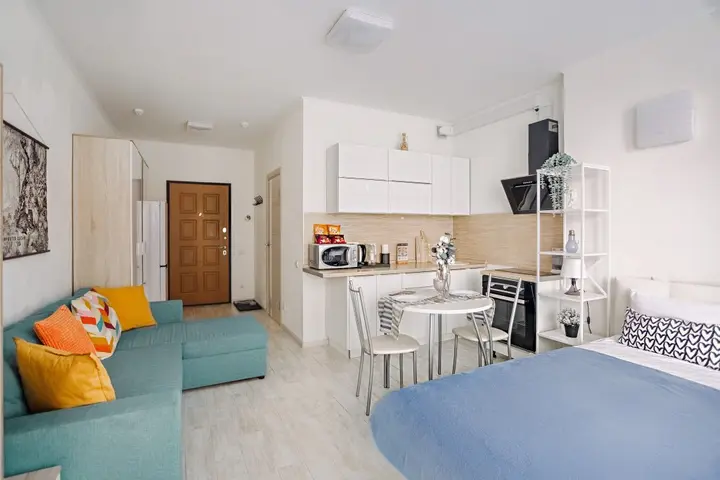 Москва: Апартаменты Lalapart Tiffany на 27 этаже небоскреба Савеловский Сити
