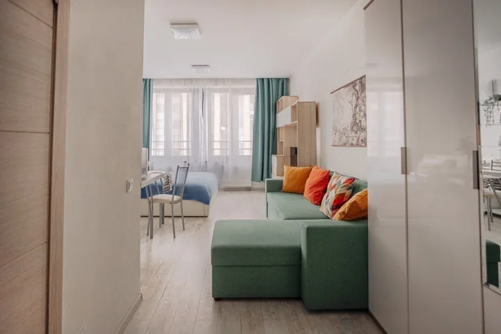 Москва: Апартаменты Lalapart Tiffany на 27 этаже небоскреба Савеловский Сити