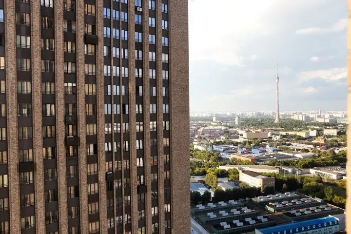 Москва: Апартаменты В Небоскребе с видом на Останкинскую башню