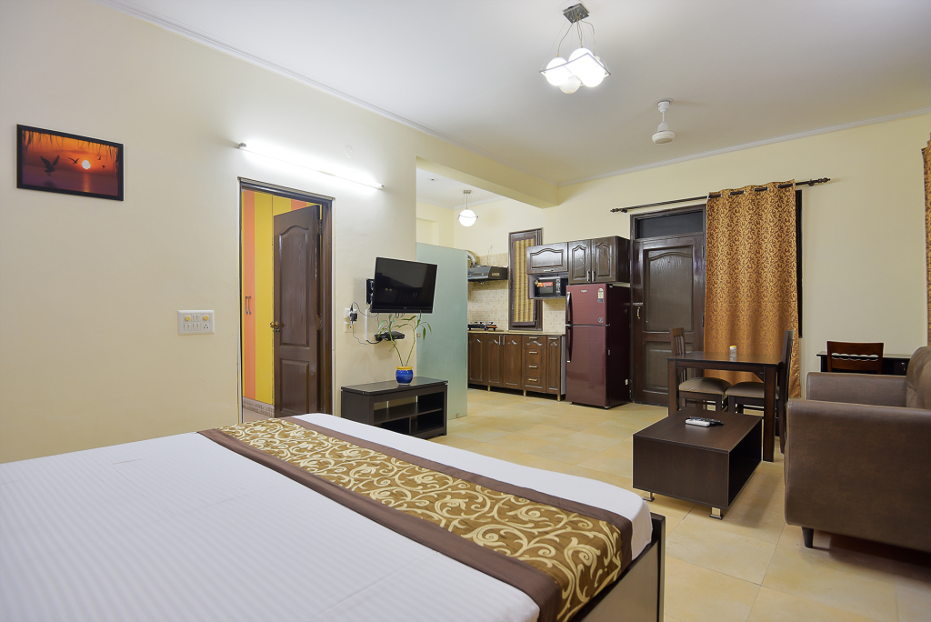 Гуруграм: Studio Serviced Apartment In Gurgaon @Bedchambers