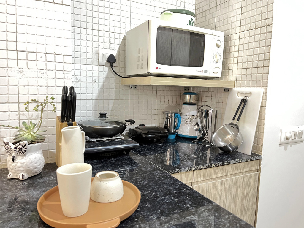 Гуруграм: 1 BHK Serviced Apartment in Gurgaon by Bedchambers