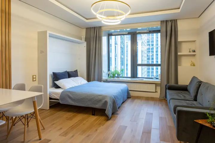 Москва: Апартаменты #3 White studio for 2+2 by Lo Apartments